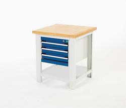 Bott 3 Drawer Mpx Workstand c/w Shelf 750x750x740mm high 41003394.**